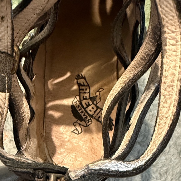 Freebird by Steven Black Leather Stair Ankle Boots - Picture 2 of 6